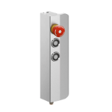 Series TG2 | Switch Housing - Automation: ledge handle switch housing with push buttons, emergency stop, aluminum, natural color