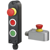 Series TG4 | Switch Housing - Automation: switch housing with push buttons, emergency stop, aluminum, black or natural color