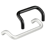 Series AE | Industrial Handles - Bow handles for industrial equipment: aluminum, black, silver or natural color