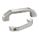 Series EG | Industrial Handles - Bow handles / machine handles for industrial equipment: stainless steel, solid