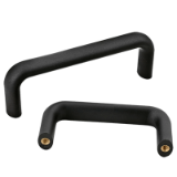 Series KO | Industrial Handles - Bow handles for machinery and industrial equipment: plastic / polyamide, black