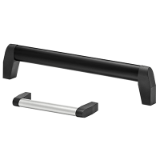 Series OG | Industrial Handles - Bow handles / machine handles for industrial equipment: aluminum, plastic / polyamide, brass, oval
