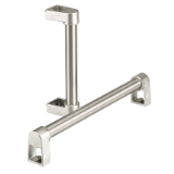 Series ES | Industrial Handles - Tubular handles / bow handles / machine handles for industrial equipment: stainless steel,  splashproof, safety handle option