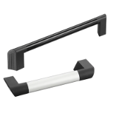 Series KB | Industrial Handles - Bow handles / tube handles / machine handles for industrial equipment: aluminum, plastic /polyamide, oval