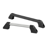 Series RP | Industrial Handles - Tubular handles / machine handles for industrial equipment: aluminum, plastic / polyamide, heavy duty