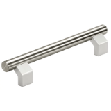 Series WR | Industrial Handles - Angled tubular handles / machine handles for industrial equipment: aluminum or stainless steel, round