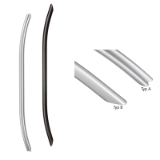 Series MV-32.A | Industrial Handles - Bent tubular handles / machine handles for industrial equipment: aluminum, black or natural color