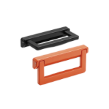 Series KT-20 | Industrial Handles - Carrying / collapsible / machine handles for industrial equipment: aluminum, black or orange