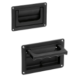 Series SK-79 PA6 | Industrial Handles - Tray / collapsible / machine handles for industrial equipment: plastic / polyamide, black