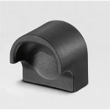 Series FM-14, FM-18 | Industrial Handles - Inset handles / ledge handles / machine handles for doors and cabinets: plastic / polyamide