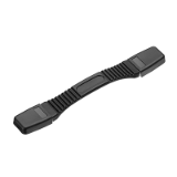 Series MA-37 | Industrial Handles - Carrying / machine handles for instruments, cases and industrial equipment: plastic, black, steel core