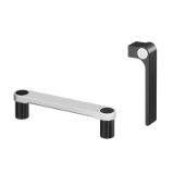 Series HG-28 | Industrial Handles - Handle lever / machine handles for industrial equipment: aluminum, natural color or black